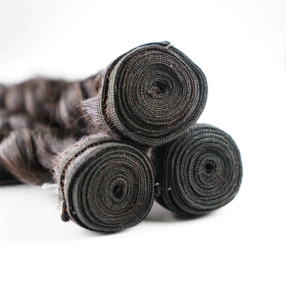 Естественная волна человеческих волос пряди натуральных Цвет малазийские