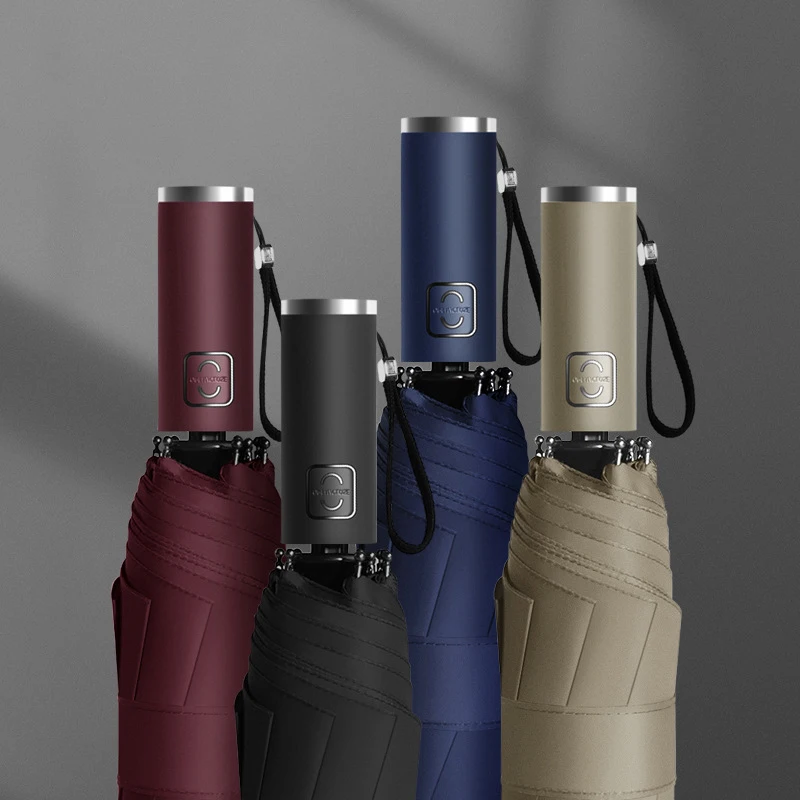 Складной зонт автомат для женщин и мужчин большие ветронепроницаемые