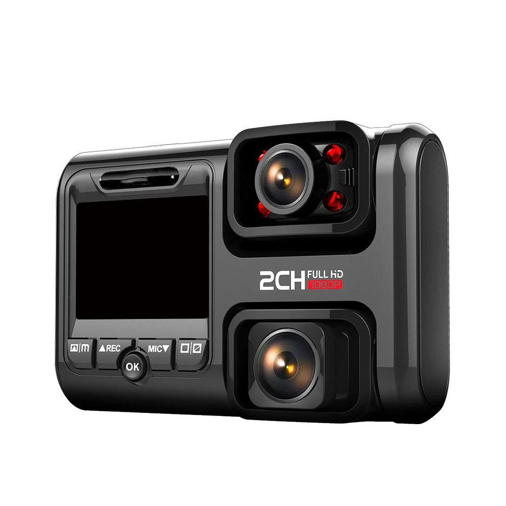 4K 2160P Автомобильный видеорегистратор с двумя объективами сенсор wifi gps