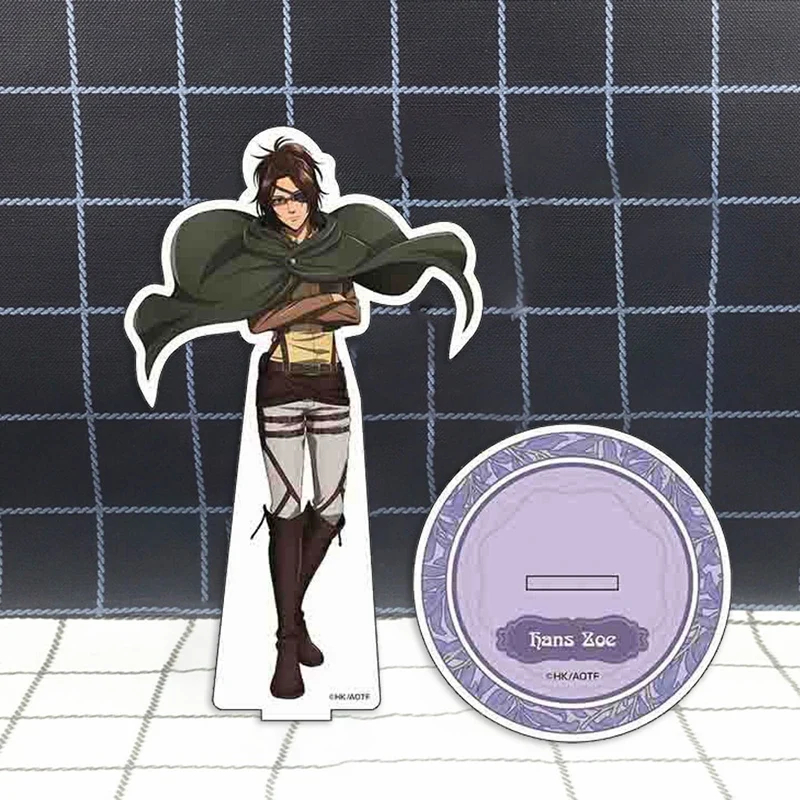 

Anime Attack on Titan Erwin Smith Acrylic Stand Display Model Plate Birthday Cake Decor Toy Cosplay Student Xmas Gift