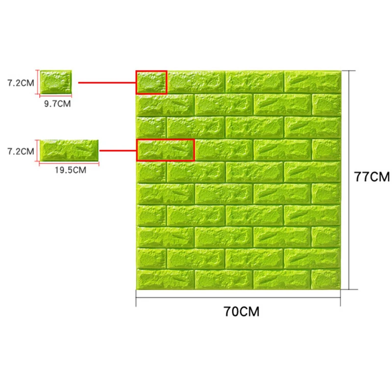Самоклеящаяся Водонепроницаемая ТВ фон кирпичные обои 3D настенная наклейка для