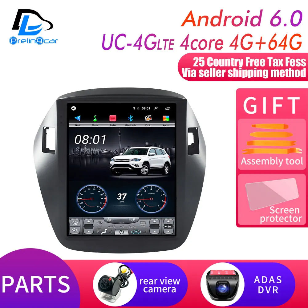 UC-4G DSP 4G64G DVR 4G Lte 32G rom вертикальный экран android система Мультимедиа Видео Радио плеер для hyundai IX35 Навигация стерео - Цвет: UC-4G DSP 4G64G DVR
