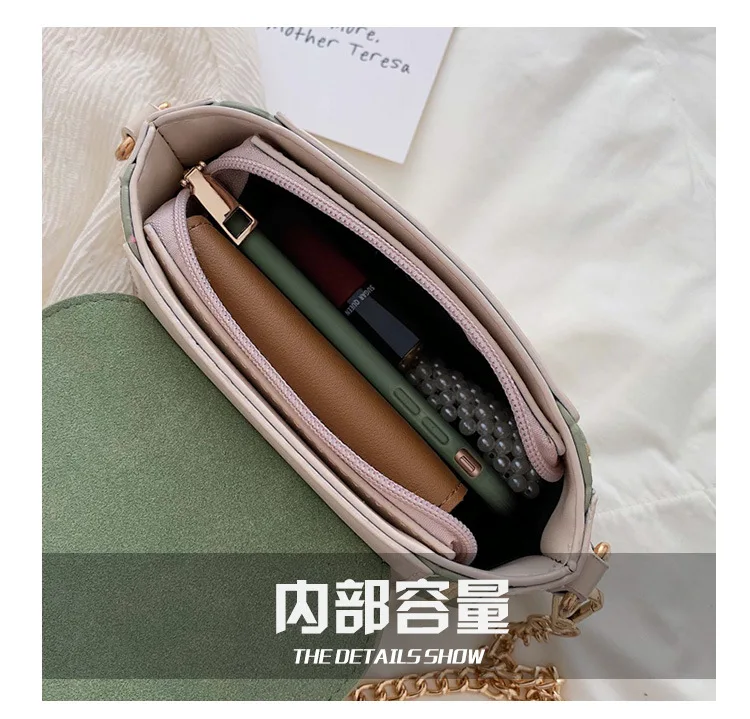 

Korean version of the female 2019 new foreign gas versatile shoulder bag Summer fashion chain slanting small square bag
