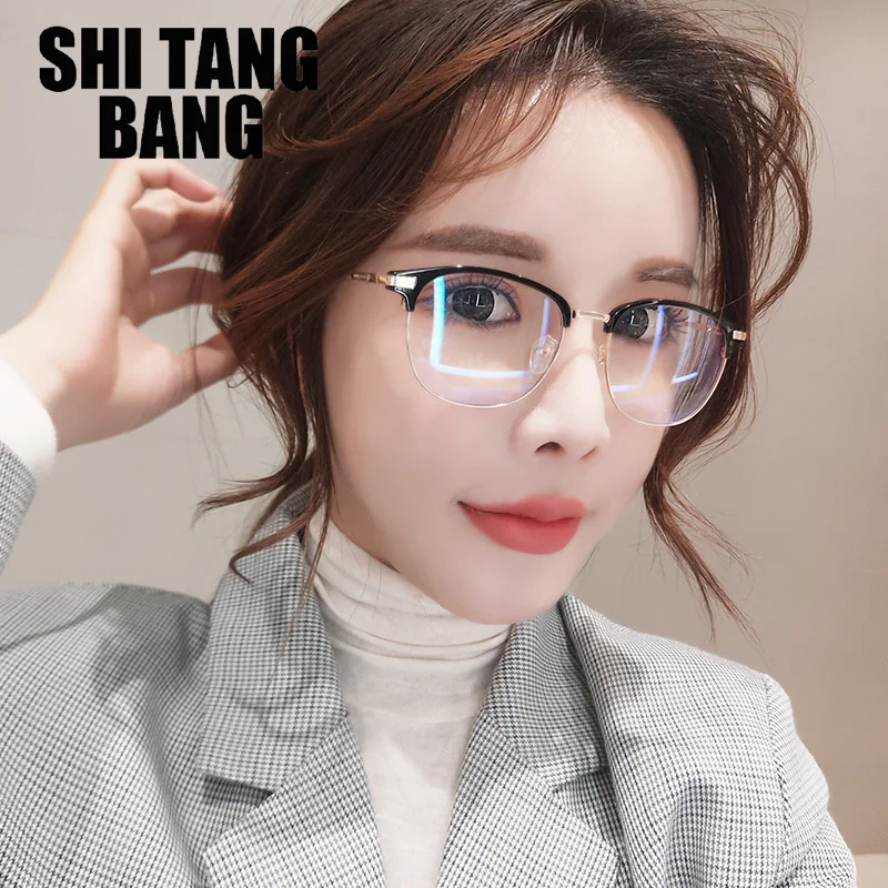 

Новинка очки с защитой от голубого спектра TR90 металлические женские очки 2021 мужские одинаковые компьютерные зеркальные очки для соревнова...