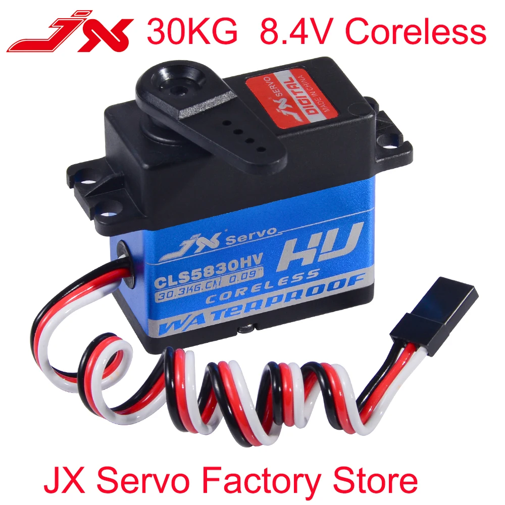 JX CLS5830HV 30 кг полный водонепроницаемый 8 4 в coreless 0 09 сек сервопривод для 1/10 RedCat HPI Baja