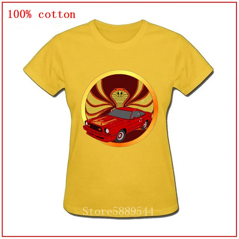Женская футболка в стиле ретро Cobra Kai King Snake Vestido с коротким рукавом и вырезом