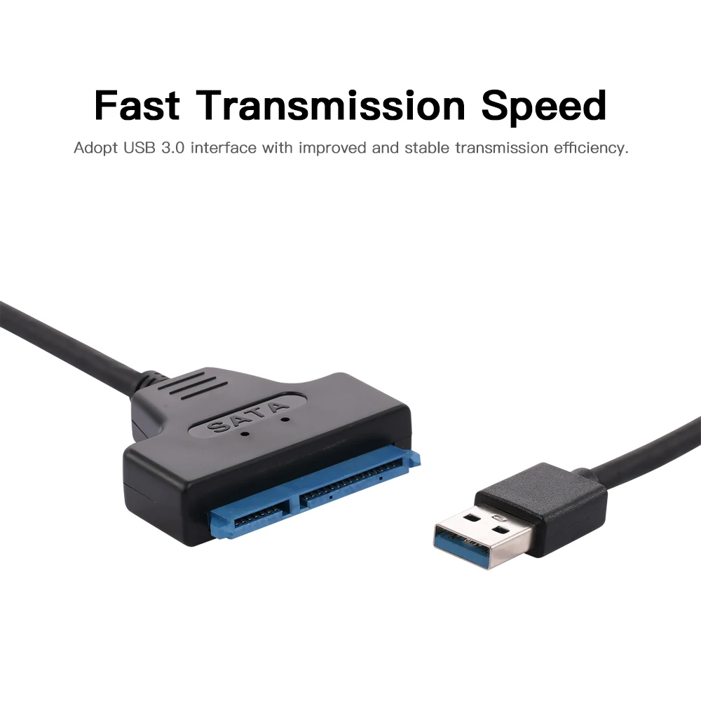 USB3.0 для SATA адаптер 2 5 дюймов кабель SSD конвертер 22 Pin быстрая скорость