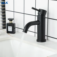 ula bathroom sink faucet black washbasin water mixer tap hot cold water mixer taps bathroom fixture waterfall basin faucet