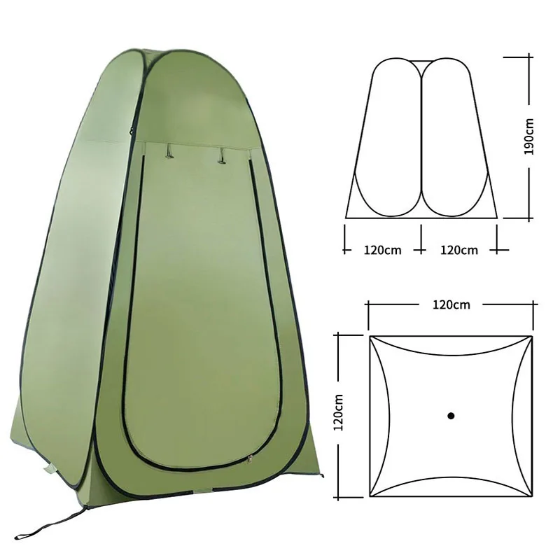 

Fully Automatic Open Changing Tent Outdoor Shower Bathing Tent Fishing Swimming Changing Toilet Tent Pop Up Folding Tent