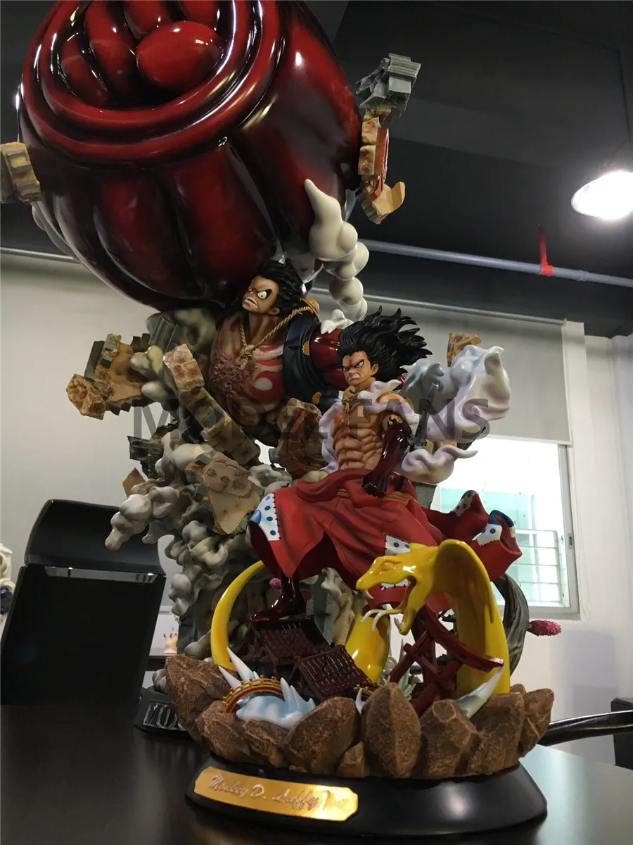 

MODEL FANS IN-STOCK one piece luffy Gear fouth kimono Snake man form GK resin statue figure toy for collection