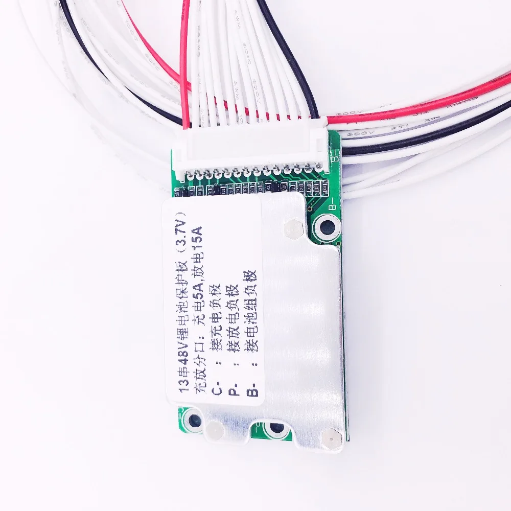 Литий-полимерный аккумулятор 13S 48V 30A BMS Максимальный непрерывный ток 100A 1000-1500W 54 6 V
