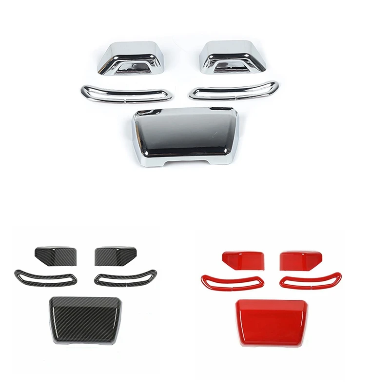 

Seat Belt Buckle Cover Trim Bezels ABS Interior Accessories for Chevy Silverado GMC Sierra 2014-2018