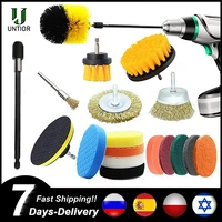3 37pcs drill brush scrub pads power scrubber cleaning kit all purpose cleaner scrubbing cordless drill for cleaning pool til