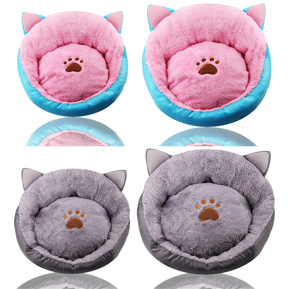 Мягкая фланелевая подстилка для сна с рисунком лапы|Кровати и подстилки кошек| |