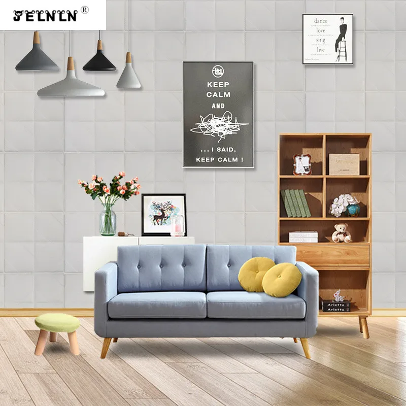 Настенные 3d стикеры с мозаикой Детские самоклеящиеся обои для защиты от