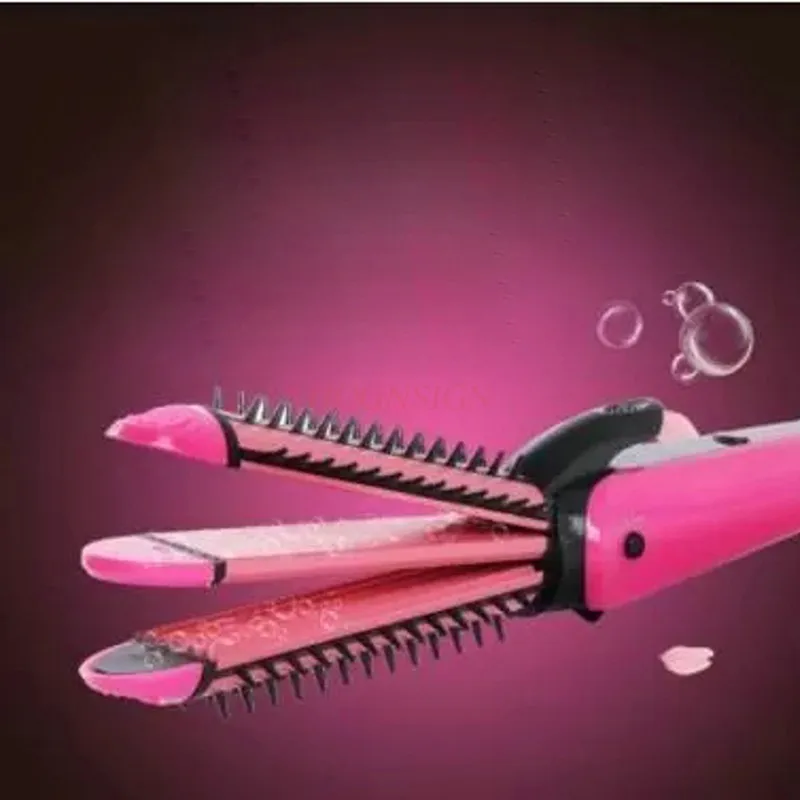 

volume hair Multi-function three-in-one electric hair stick corn hot hair straight hair clip plate large volume three with