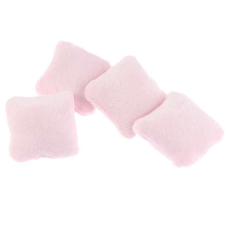 

4Pcs 1/12 Dollhouse Miniature Pillow Cushions For Sofa Couch Bed Furniture Toys Without Sofa Chair