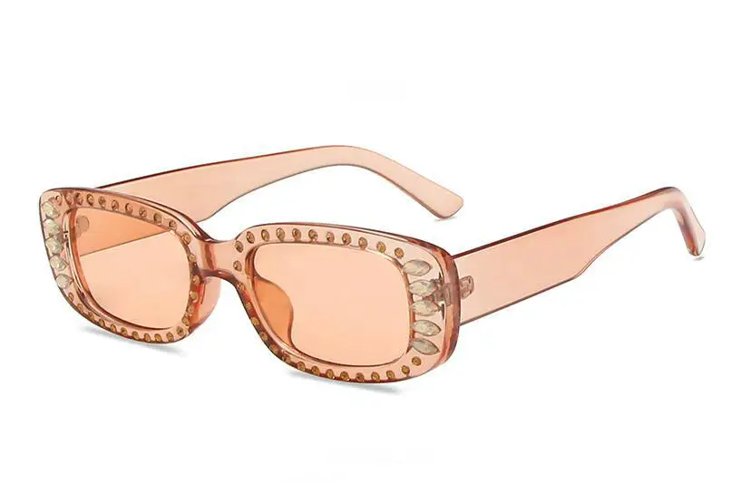 

2021 Green Square Frame Sunglasses Women Men Brand Designer Rectangle Sun Glasses Fashion inspired Eyewear Yellow Gafas de sol