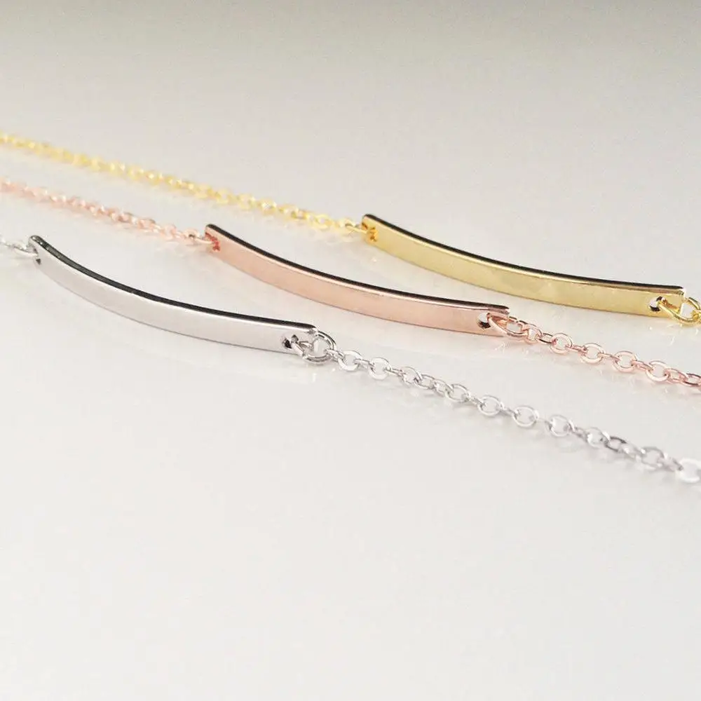 EManco простой 3 мм геометрический браслет из нержавеющей стали для женщин