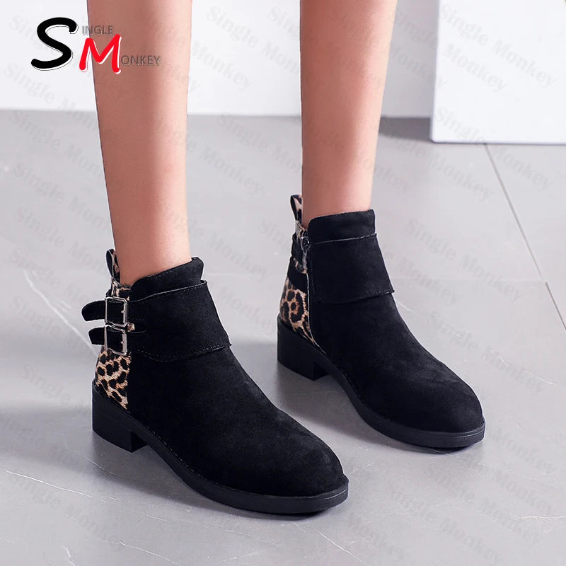 

Модные женские Теплые ботильоны челси, новинка, женская обувь на платформе и среднем каблуке, дизайнерские зимние женские ботинки 2022 туфли ...