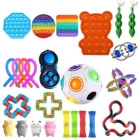 Набор милых игрушек для снятия стресса, дешевые сенсорные детские игрушки для снятия стресса