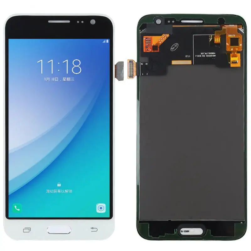 ЖК-дисплей с дигитайзером Super AMOLED для Samsung Galaxy J3(2016) J320F J320A J320M запчасти мобильный