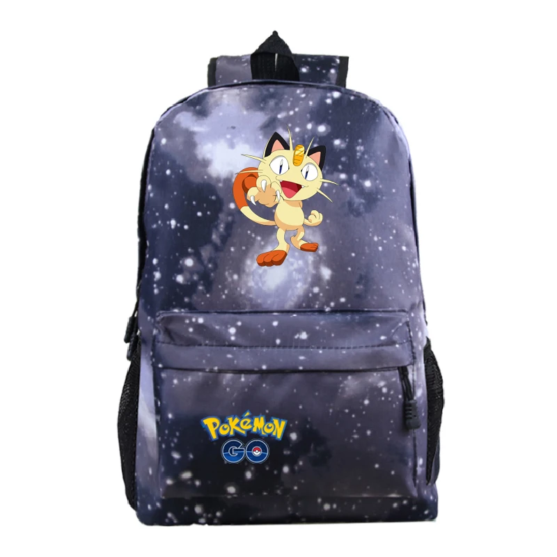 A7 Mochila Pokemon рюкзаки для школы подростков девочек Sac Dos Аниме Пикачу сумка plecak ноутбук унисекс мультфильм Backbag 41-44 - Color: A7