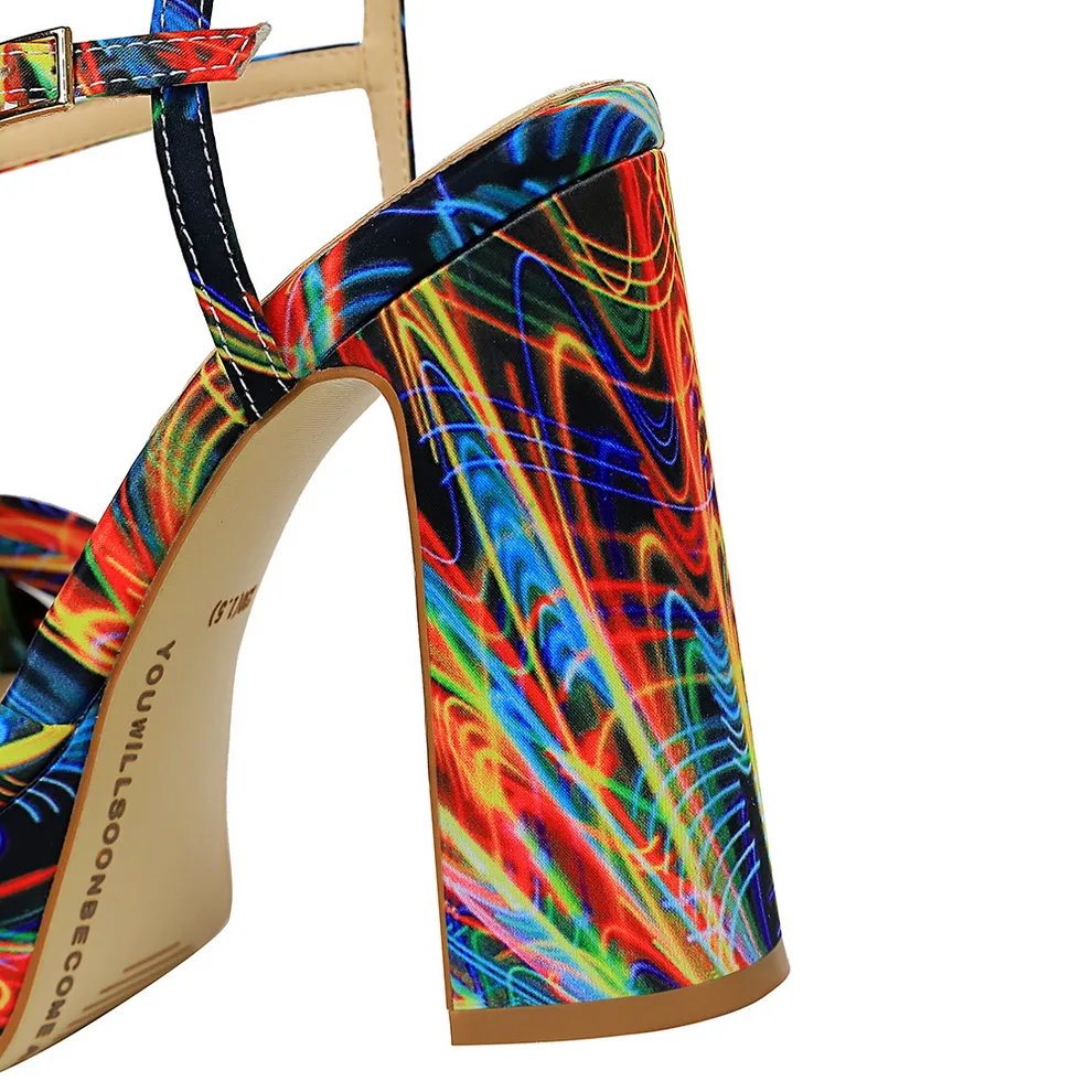 

2020 fashion sexy nightclub party high heels female shoes high waterproof platform women shoes wedding ladies high heel sandals