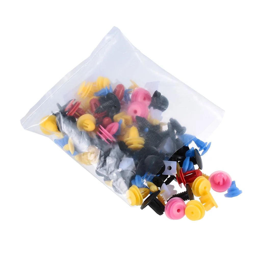 100 шт./лот смешанный Автомобильный Крепеж пластиковый зажим для крыла бампера