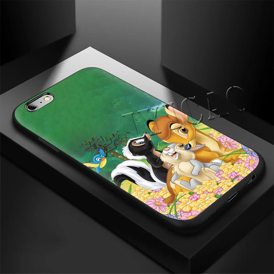 Bambi Thumper Soft Silicon phone Case Cover for iPhone 5 6 7 8 11 5s 6s Plus X XS XR Max Pro | Мобильные телефоны и