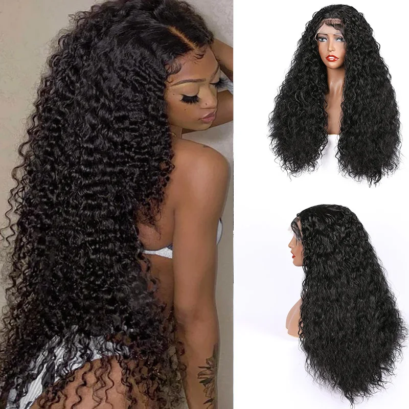 Парик из синтетического кружева для чернокожих женщин с детскими волосами |