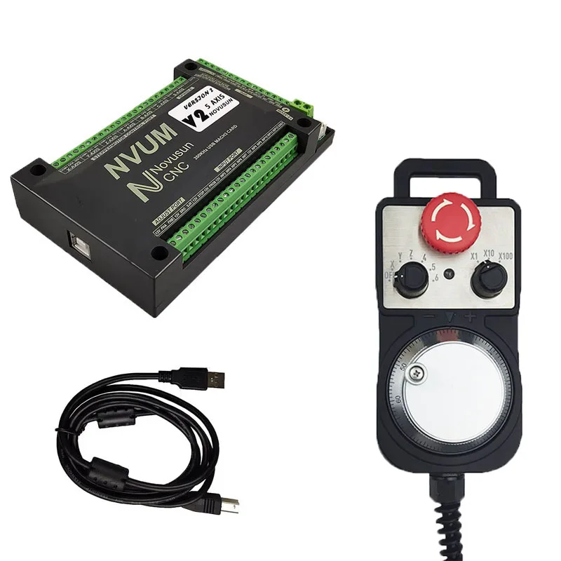 Комплект с ЧПУ USB mach3 карта управления NVUM V2.1 200K контроллер движения по оси 3456