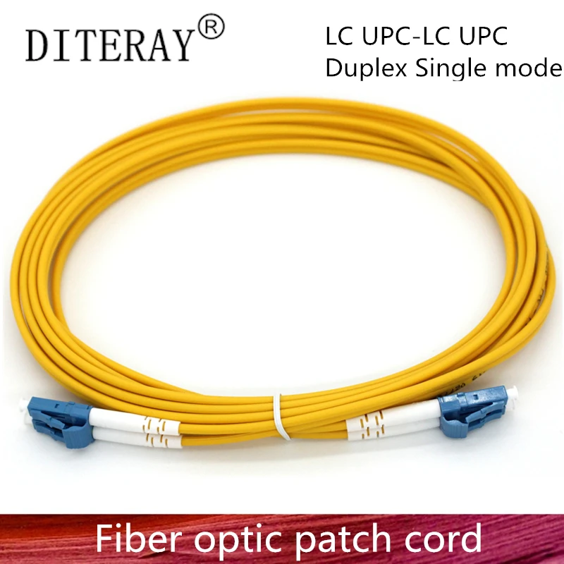

LC TO LC Fiber Optic Patch Cord Cable LC-LC 3M Jumper Single Mode Duplex 2.0mm 3.0mm Optical Fibra Optica FTTH 9/125