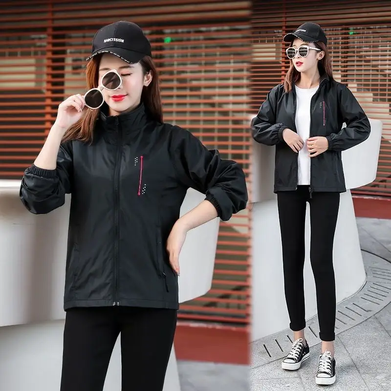 

2020 Fashion Brand Women Jacket Spring Autumn Short Jacket Women's Sports Jacket Outdoor Jacket Baseball Anti-shock Workwear