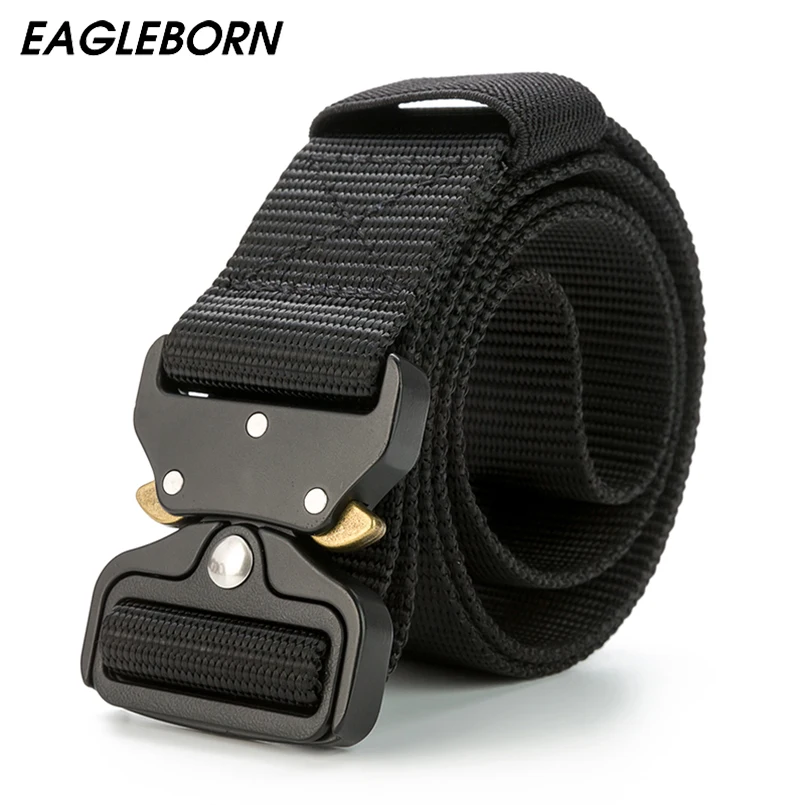 Ремень мужской нейлоновый тактический армейский пояс в стиле милитари для