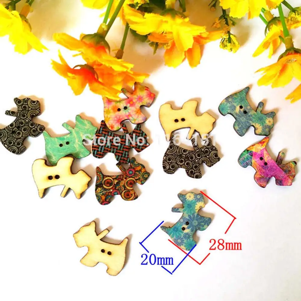 50 шт. декоративные пуговицы для скрапбукинга 20 х28 мм | Дом и сад