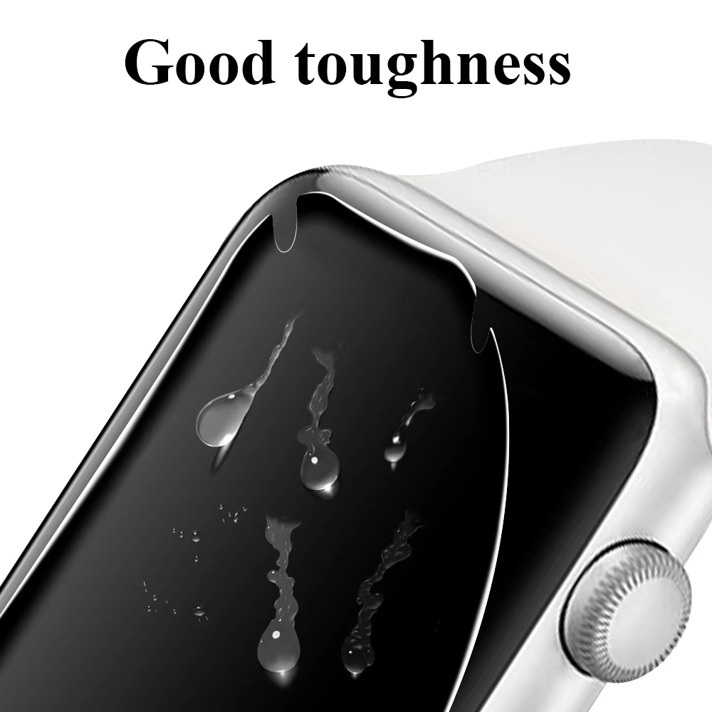Прозрачная Гидрогелевая пленка для Apple Watch Series 3 5 6 7 44 мм 38 протектор экрана из