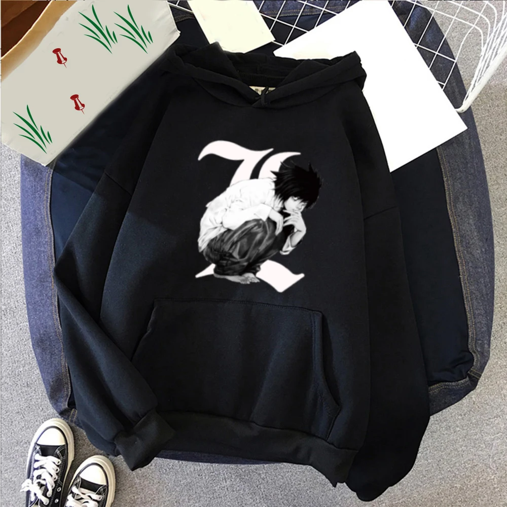 

Anime Hoodie Death Note Fashion Pullover Tops Long Sleeve Streetwear