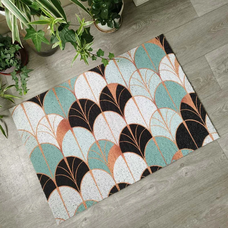 CINLAN Коврики для дома полиградиентный защитный ковер с узором в прихожей 60*120