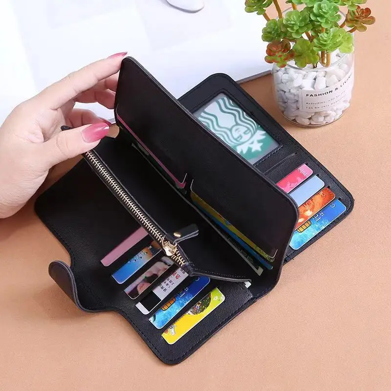 2019 New Fashion Luxury Women's Wallet Persom Portomonee Collection Long Carteras | Багаж и сумки