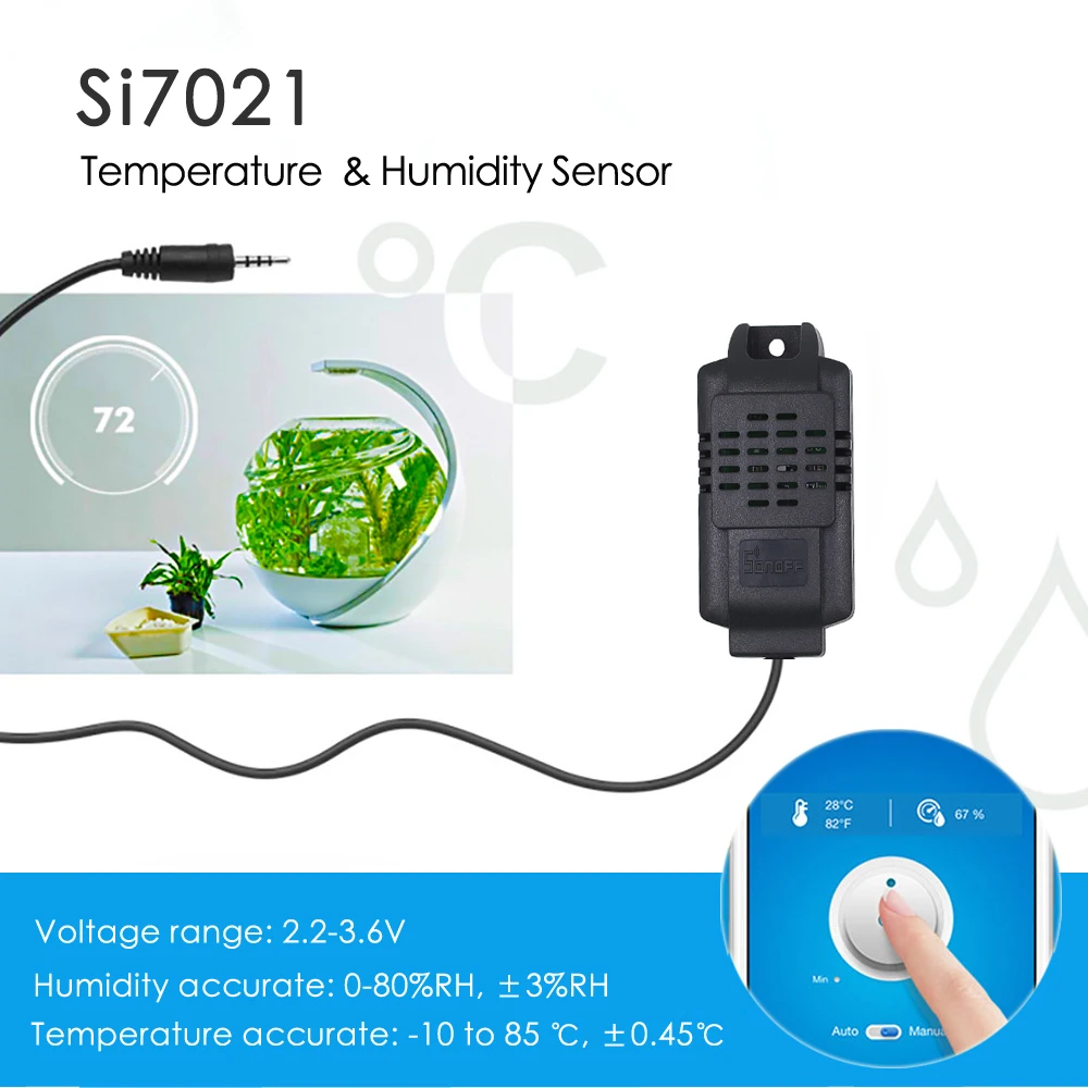 Sonoff TH16 TH10 умный Wifi переключатель 16A 10A с датчиком контроля температуры и влажности умный дом автоматизация
