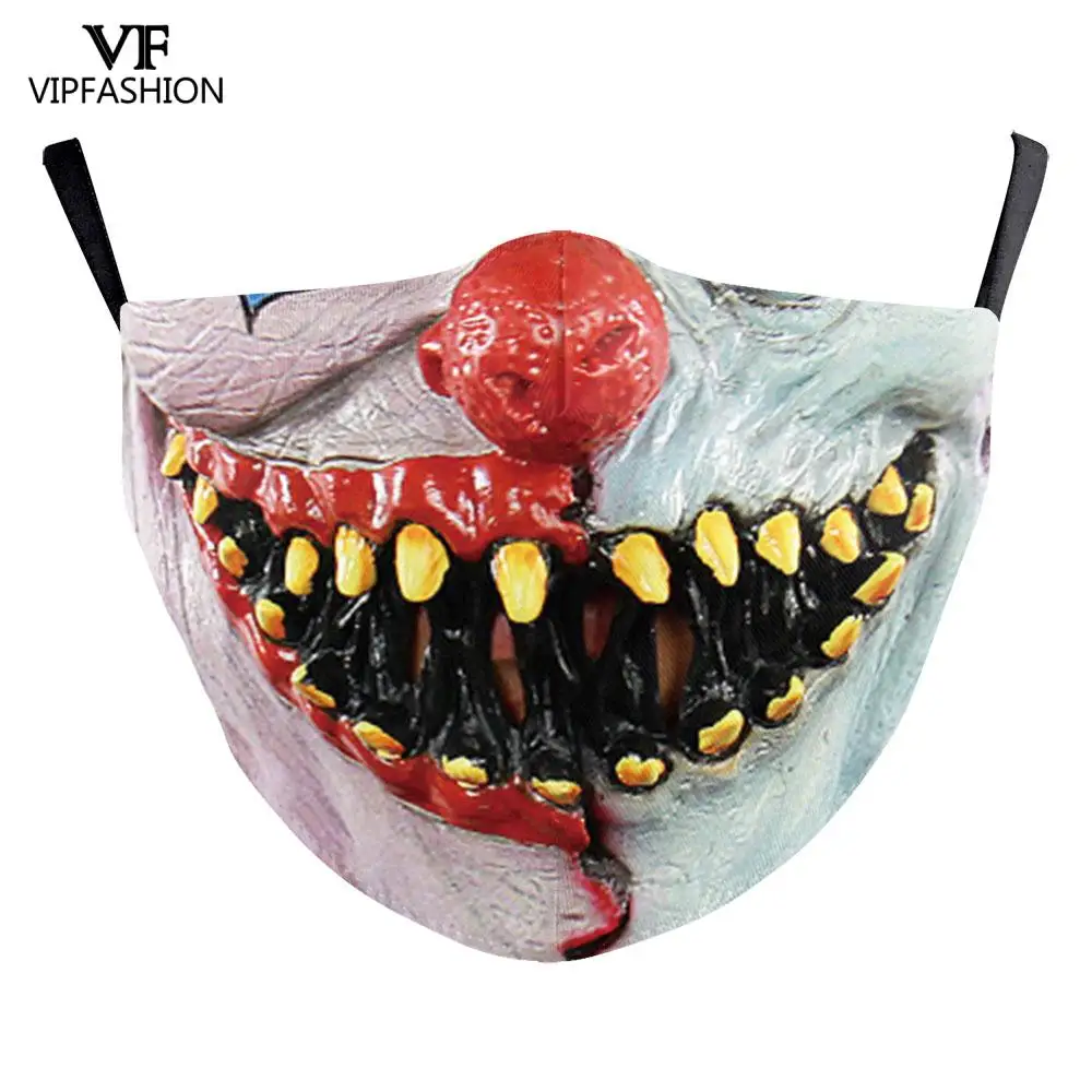 VIP модные смешные для взрослых и детей гримаса клоун уход за кожей лица 3d печати