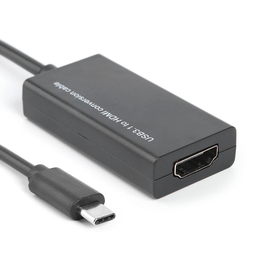 USB 3 1 Тип C к совместимому с HDMI Женский адаптер конвертер для MHL Android ваш мобильный