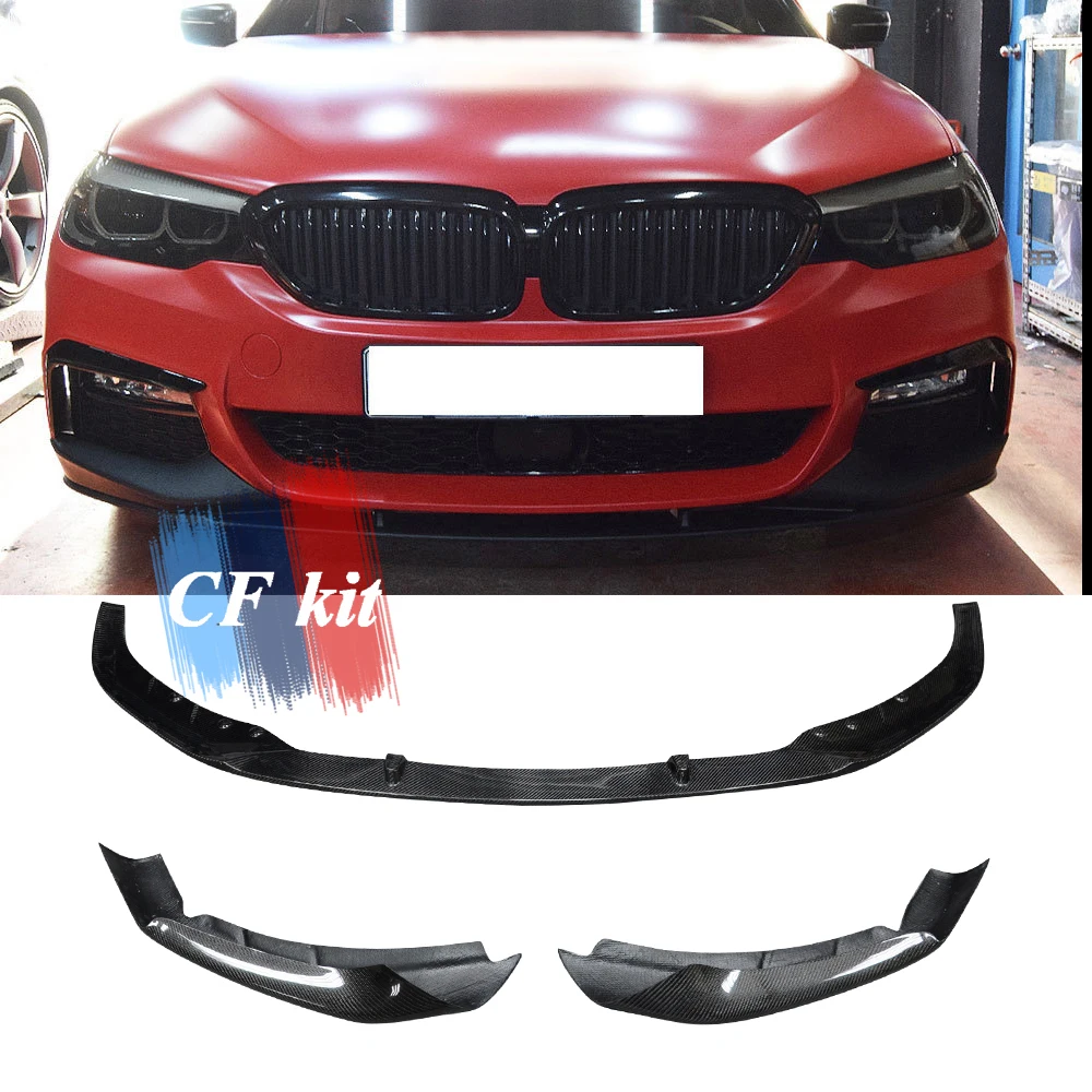 Комплект из 3 предметов передний бампер углеродного волокна для BMW 5 серии G30 G31 |