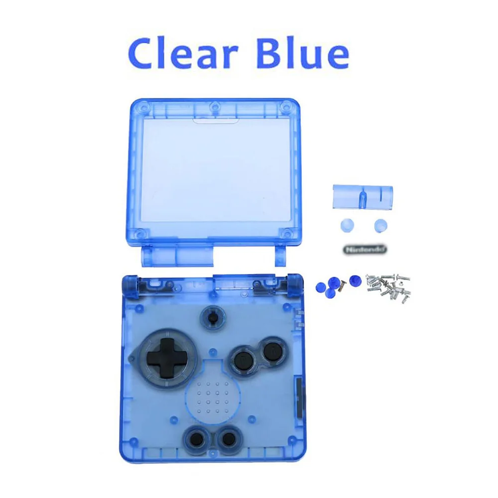 1 комплект прозрачный чехол для GBA SP NAND Gameboy AdvanceSP с полным корпусом Сменный Чехол