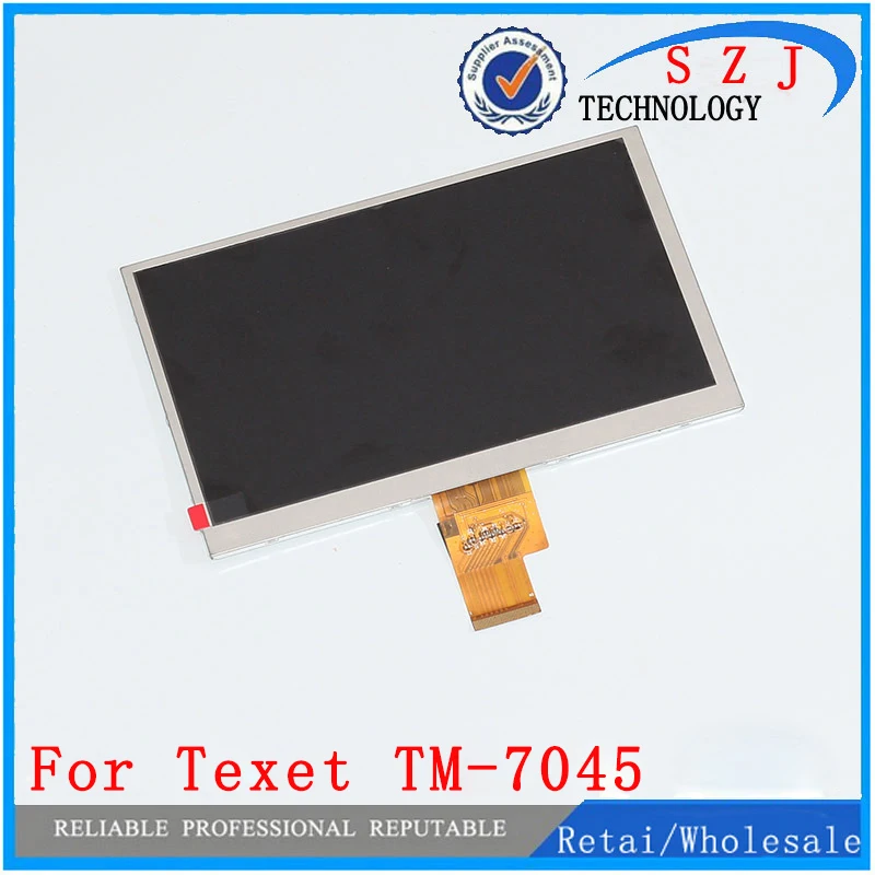 Новый 7-дюймовый экран LCD для планшета Texet TM-7045 модуль замены стекла объектива панели дисплея бесплатная доставка.