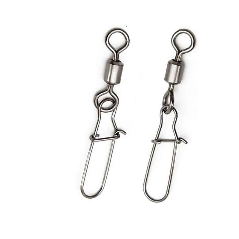 20 шт. рыболовный Вертлюг 1 #-14 # хорошая защелка аксессуары из нержавеющей стали