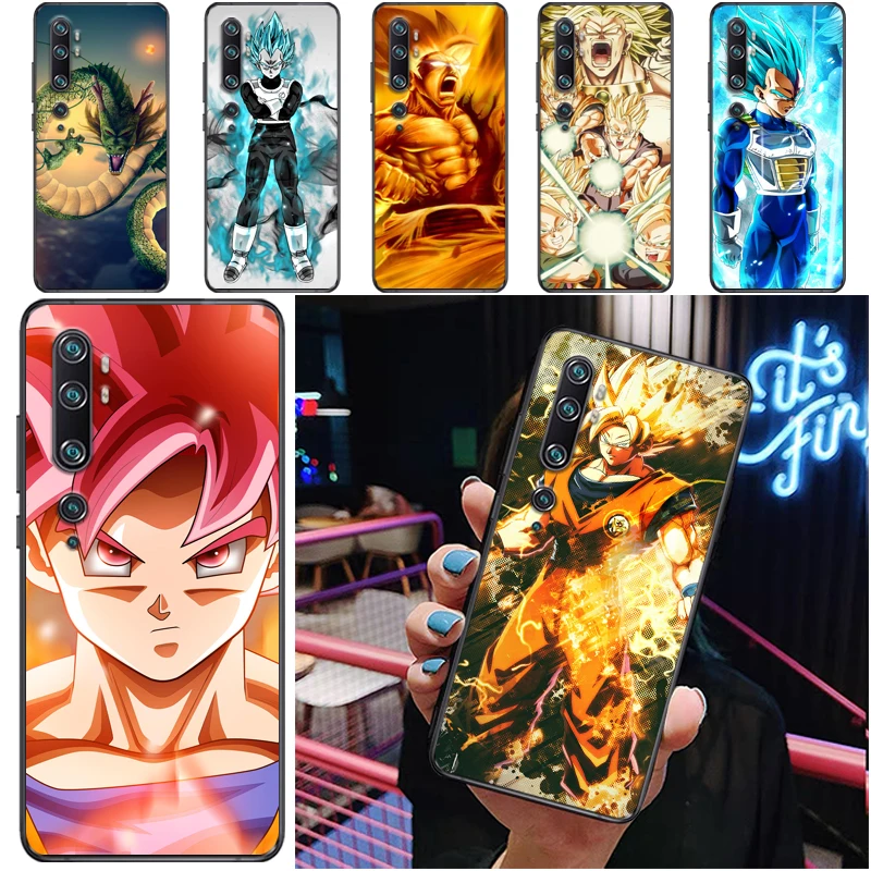 

Anime Figure Super Warrior Dragon Color Painting Phone Case For Xiaomi CC9 Pro CC9e Carcasa Back Cover Soft TPU Coque