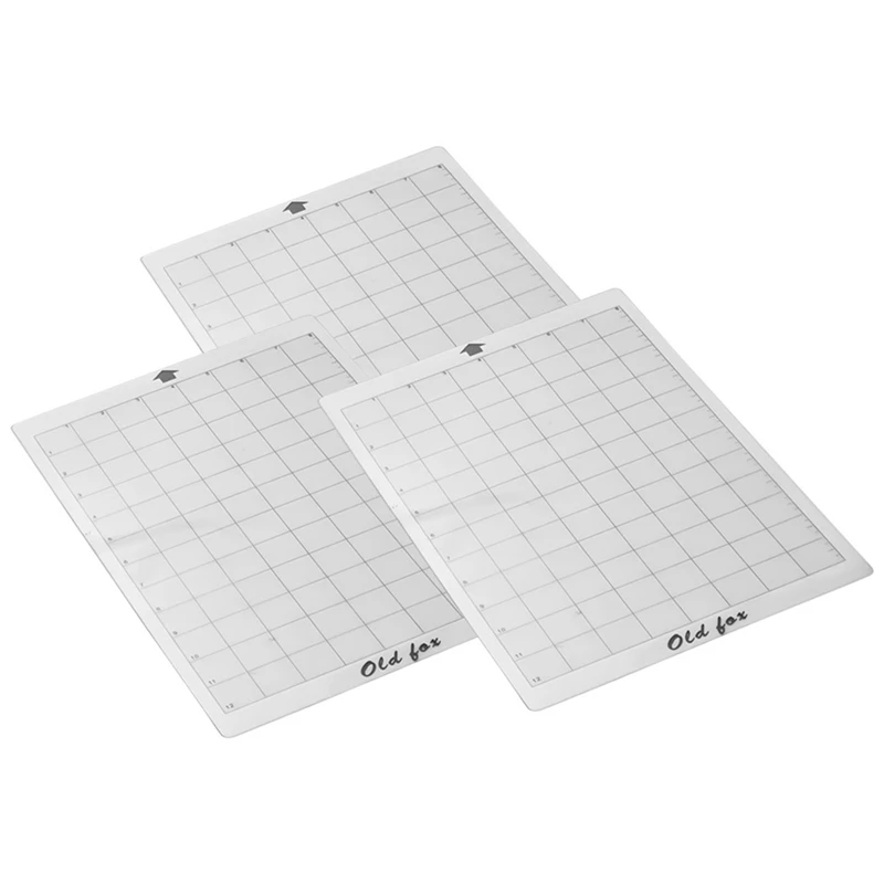 3 шт. сменный коврик для резки клейкий с измерительной сеткой 8 на 12 дюймов Silhouette