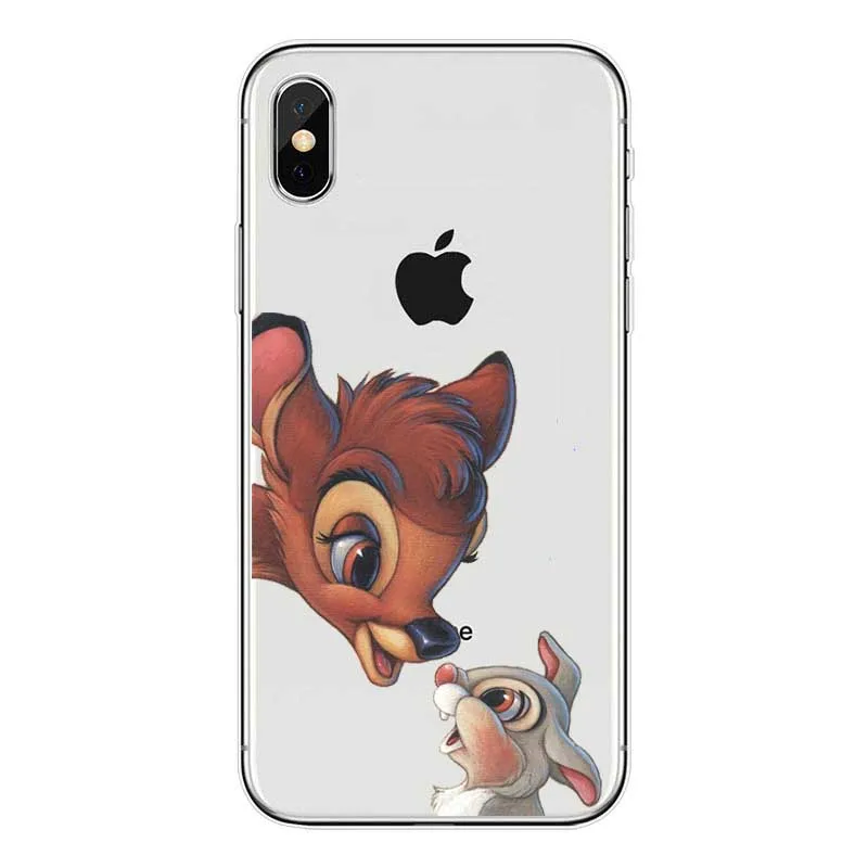 Милый мягкий силиконовый чехол из ТПУ для iPhone 6 6S Plus 7 8 5 5S SE X 10|Чехлы-накладки| |